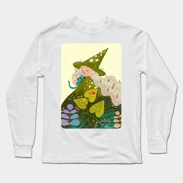 Green Witch / Wiccan Long Sleeve T-Shirt by PatriciaCo